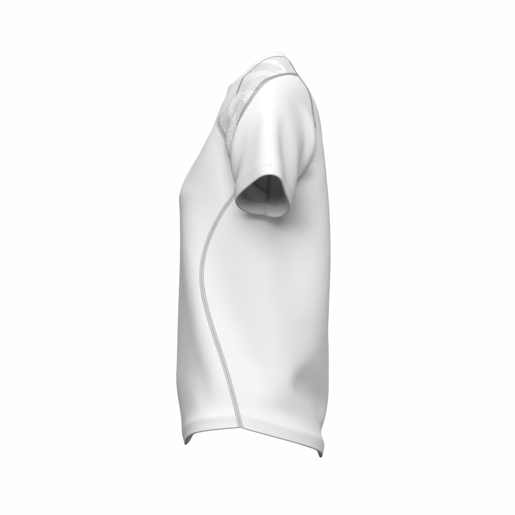 NCEE25Clothing GTS SS Tee Shirt Women's White, Left