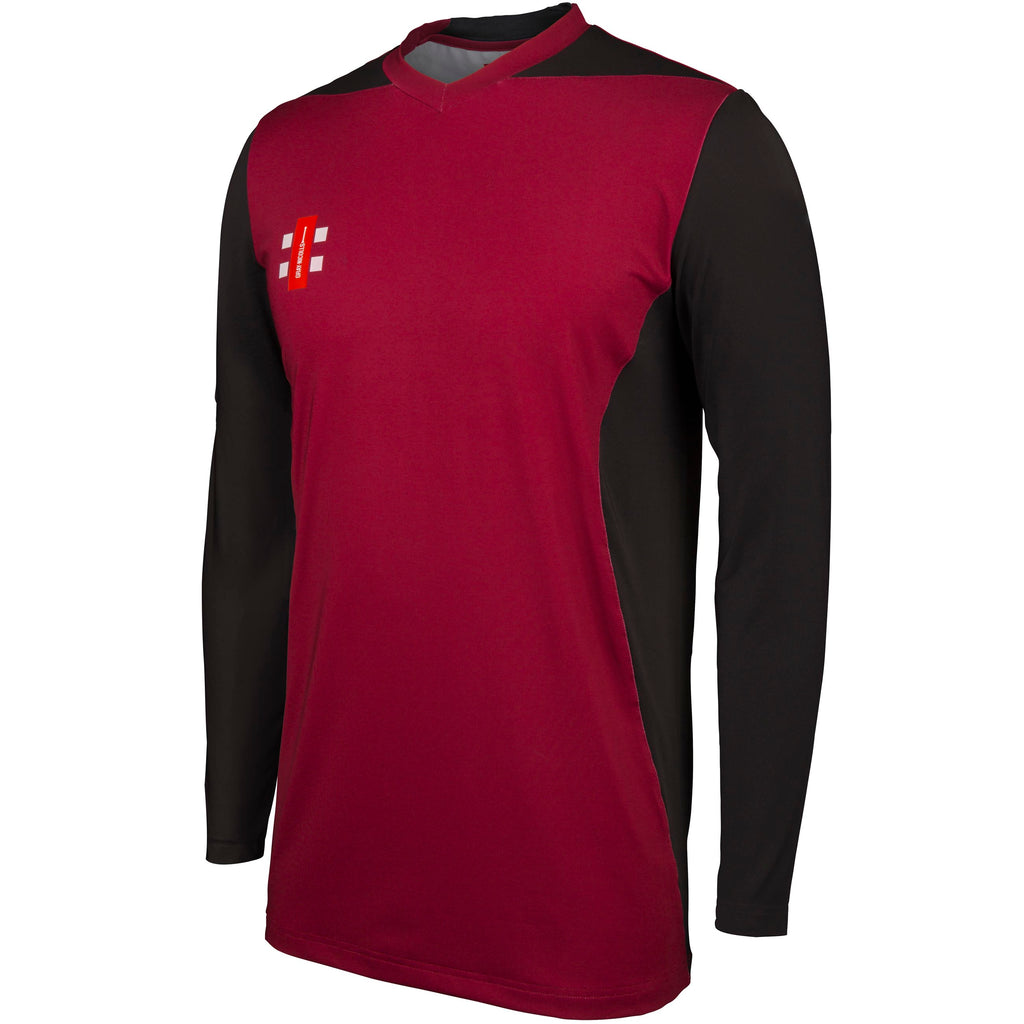 2600 CCFD19 5030805 Shirt T20 Long Sleeve Maroon & Black Main