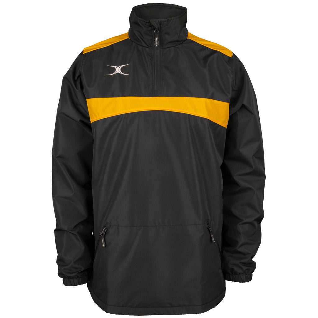 2600 RCBR18 81506805 Jacket Photon Quarter Zip Black & Gold Front