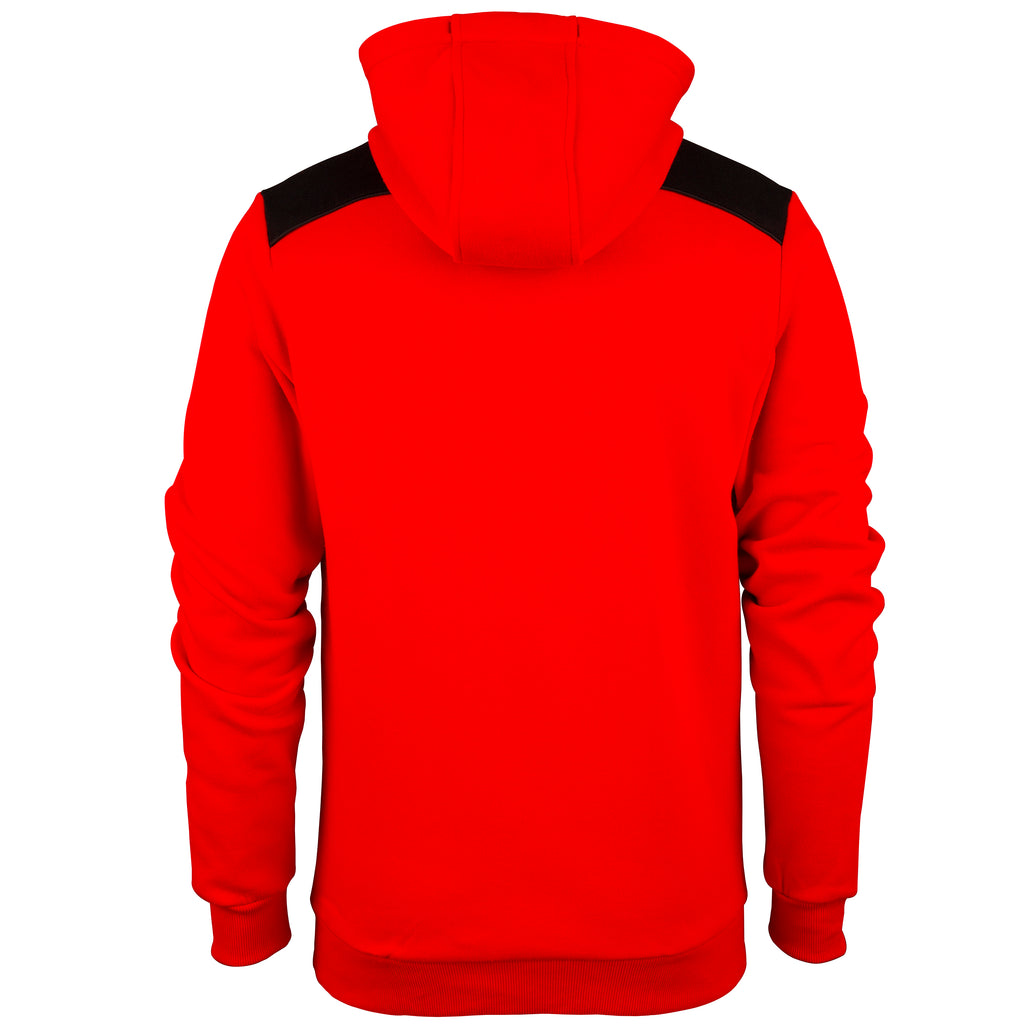 2600 RCGE18 81508105 Top Hoodie Photon Red & Black, Back