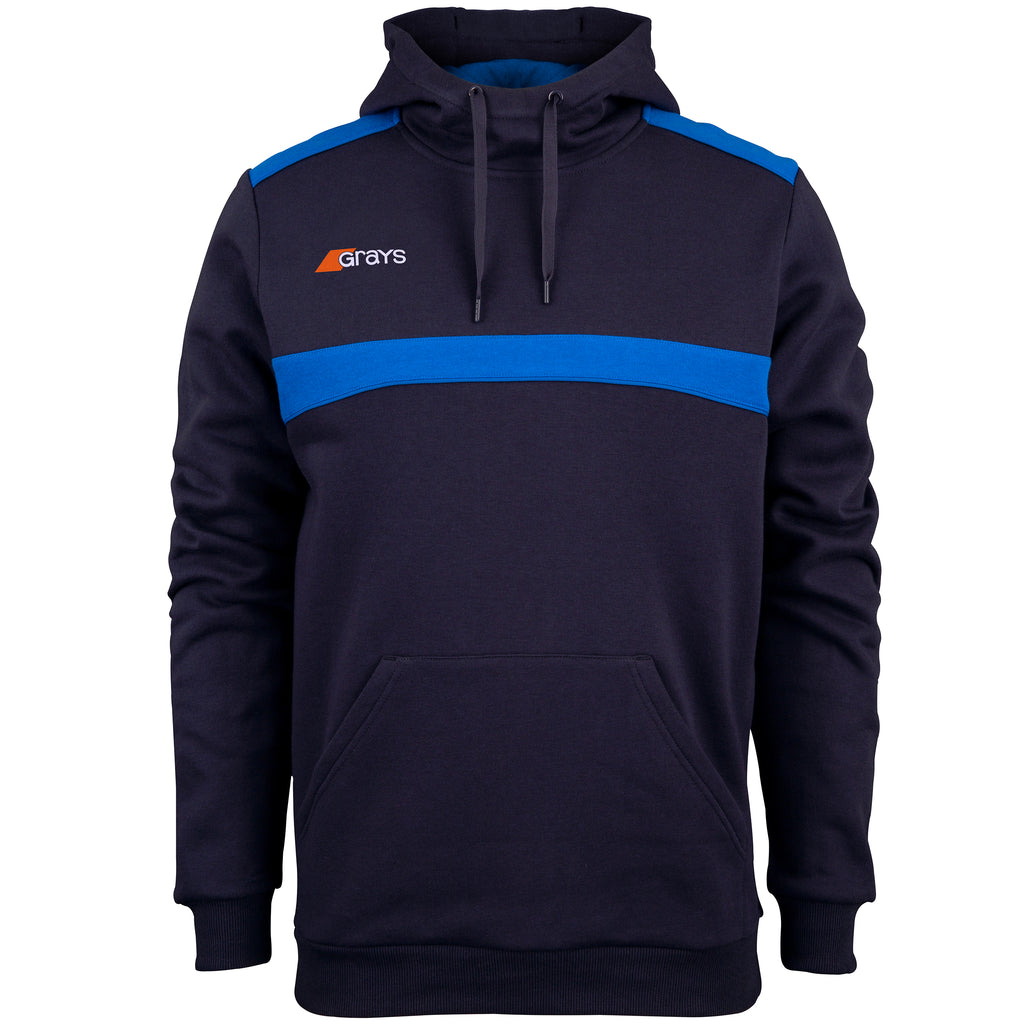 2600 RCGE18 81508205 Top Hoodie Photon Dark Navy & Royal Front