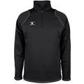 2600 RCGG18 81513405 Top Quest 2 Quarter Zip Fleece Black Front