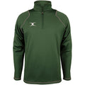 2600 RCGG18 81513705 Top Quest 2 Quarter Zip Fleece Green Front