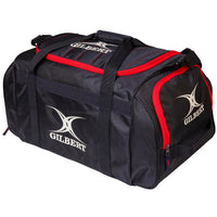 2600 RHAF19 83026400 Bag Performance Holdall Black & Red Front