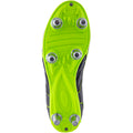 2600 RSIA19 87385018 Boot Sidestep X9 Lo 6 Stud Black & Neon Yellow, Sole
