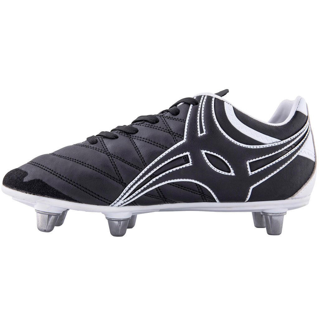 2600 RSIB19 87385118 Boot Sidestep X9 Lo 6 Stud Black & White, Instep