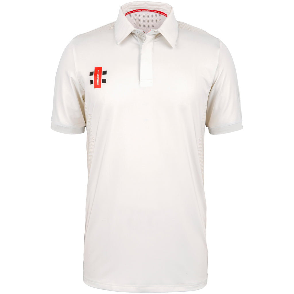 CCAB18Shirt Pro Performance Ivory S_s, Front