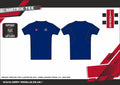 ccfd14001leisure shirt matrix tee navy.jpg