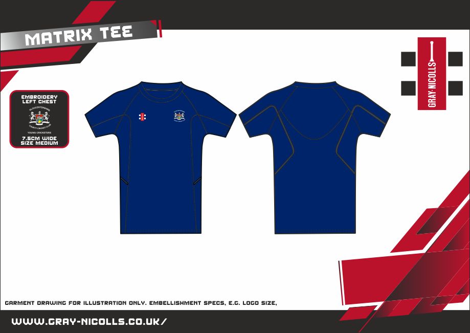 ccfd14001leisure shirt matrix tee navy.jpg
