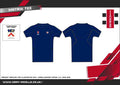 ccfd14001leisure shirt matrix tee navy.jpg