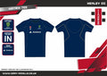 ccfd14001leisure shirt matrix tee navy.jpg