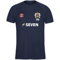 ccfd14006leisure shirt matrix tee navy.png