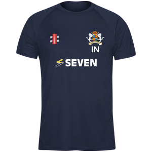 ccfd14006leisure shirt matrix tee navy.png