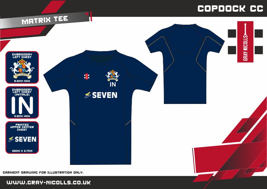 ccfd14006leisure shirt matrix tee navy.jpg