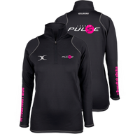 rcgh18001top quest 2 ladies quarter zip fleece ladies black front.png