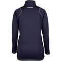 rcgh18top quest 2 ladies quarter zip fleece ladies dark navy, back.jpg