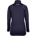 rcgh18top quest 2 ladies quarter zip fleece ladies dark navy, back.png